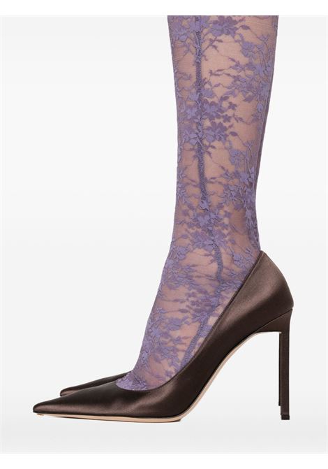Collant in pizzo floreale in viola Alex perry - donna ALEX PERRY | X0036PF25GRP